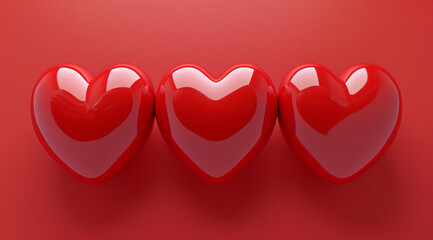 red love heart