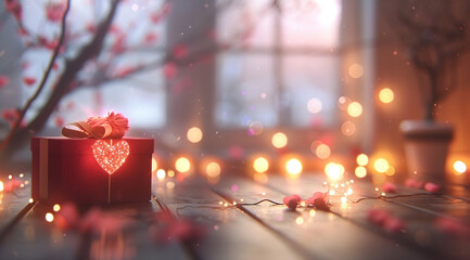 christmas tree with candles and lights