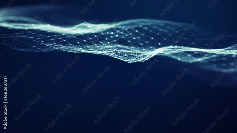 Poster abstract network connection background