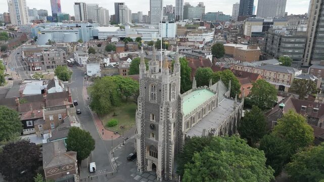 Croydon Minster Drone Footage
