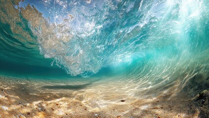 Underwater Ocean Wave
