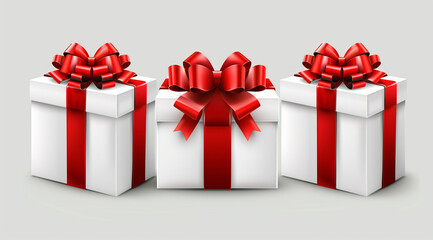 gift box with red ribbon