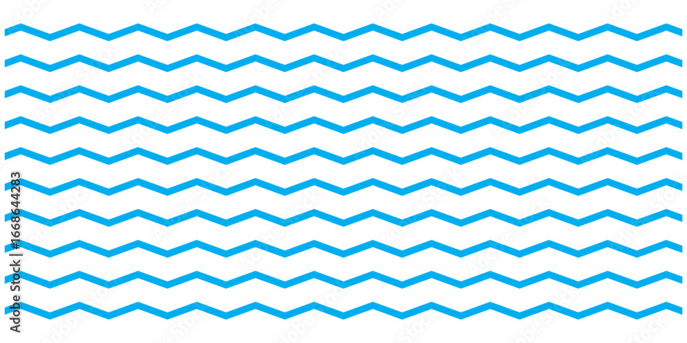 Poster wave line set. vector water waves. wave ornament pattern. set of wavy zigzag lines. wave thin line b