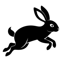 Hopping Rabbit Vector