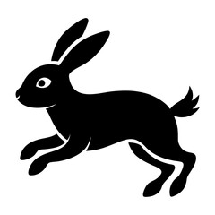Hopping Rabbit Vector