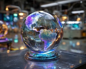 Global Data Visualization Sphere