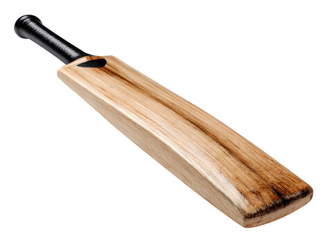 Wooden cricket bat ready for a match, embodying the spirit of sportsmanship and athletic competition for summer games