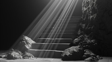 black and white background