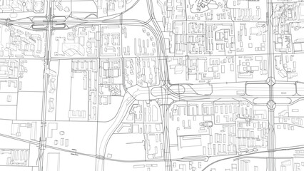 Detailed Urban Street Map