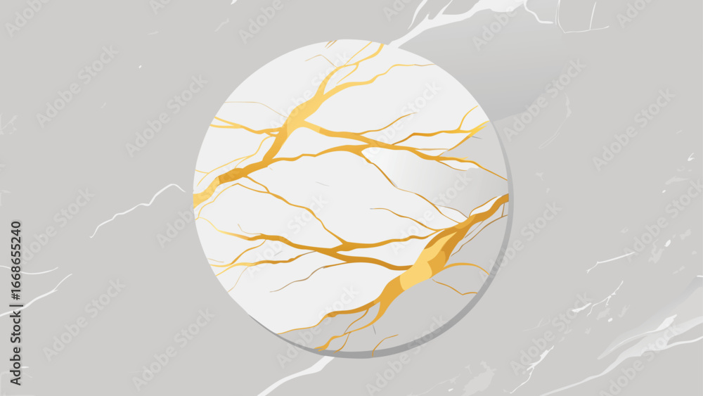 Poster smooth white marble surface featuring delicate gray patterns, perfect for backgrounds in digital and