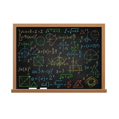 blackboard with chalk