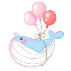 Narwhal and balloon
