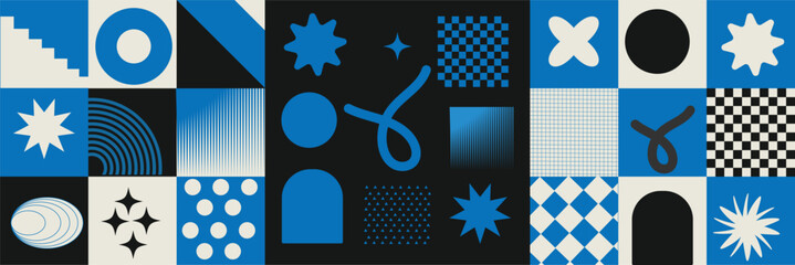 A dynamic vector background with bold geometric shapes.Vivid colors in a minimalist style with a modern and retro aesthetic, ideal for posters, flyers, banners, and festival themes.
