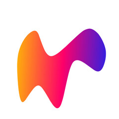 vector illustration of an abstract 3d icon