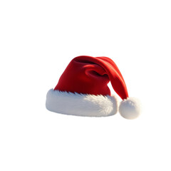 santa claus hat isolated on empty background