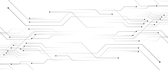 Vector abstract digital technology with line digital technological for web banner background