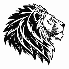lion head vector illustration