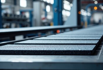 Anti-fatigue mats arranged in a mixing area for enhanced comfort and safety