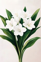 White Lily Bouquet