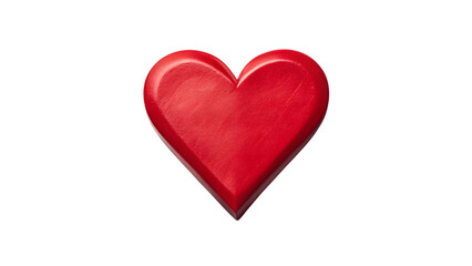 Obraz premium Elegant red 3D heart illustration high resolution picture