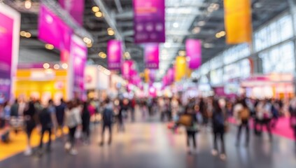 Blurry indoor exhibition hall (2)