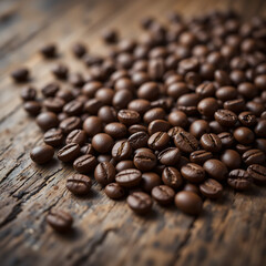 Fototapeta premium Coffee Beans Close-Up