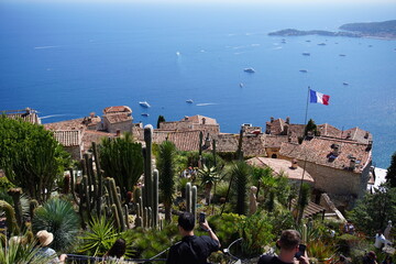 view of the city of eze
