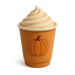 Pumpkin Spice Latte 3D Icon