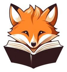 Obraz premium Mammal fox intelligence publication.