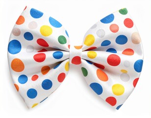 Polka Dot Bow Tie Isolated on White Background