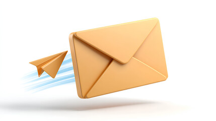 send message icon over white background Stock Illustration