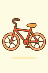 Fototapeta premium bicycle icon vector illustration