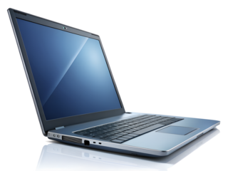 Sleek Laptop Design Modern Technology and Portable Computing