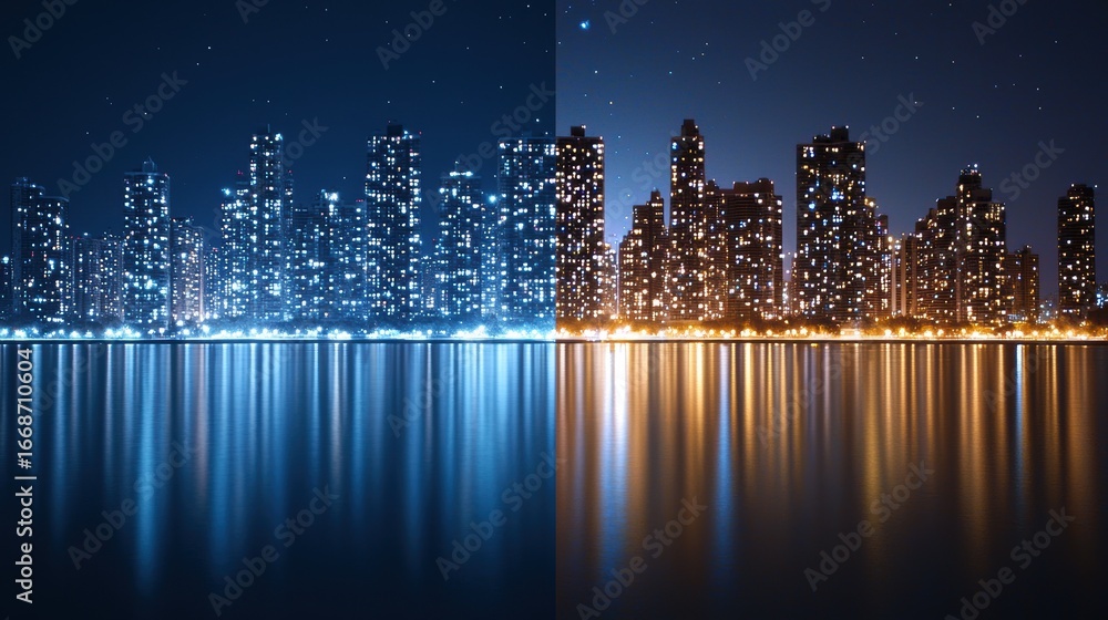 Poster resolution side by side comparison of low and high resolution images on a digital screen.