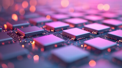 Resolution A microscopic view of digital pixels forming a sharp, high resolution image.