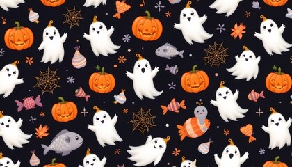 Fototapeta premium This image shows a fun and festive pattern