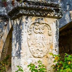 Ornate stone carving