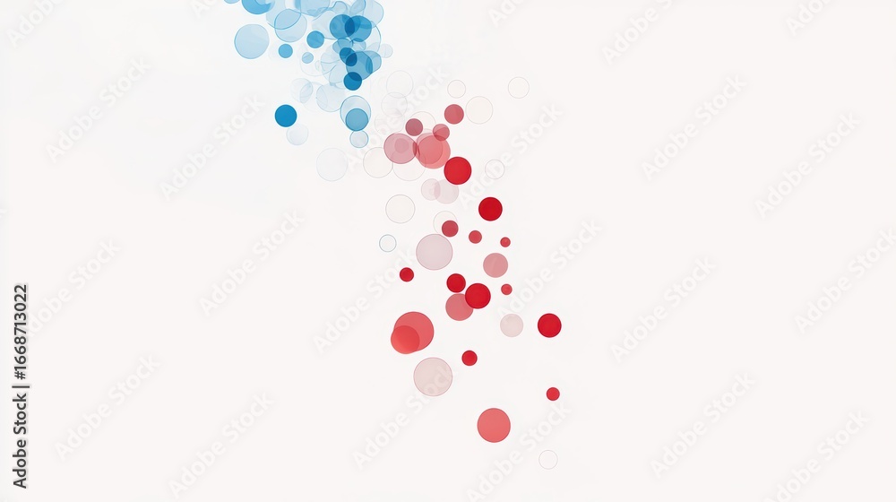 Poster dot business analytics displayed as clustered dots in a digital infographic.
