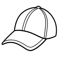 Baseball cap vector illustration
