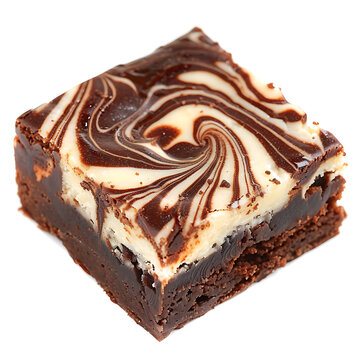 Decadent Chocolate Brownie with Cream Cheese Swirl
