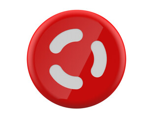 Red Emergency Stop Button, Crucial Industrial Kill Switch for Immediate System Shutdown. Essential Machine Safety Control and Critical Manual Override. Isolated PNG for UI and Risk Prevention.