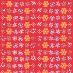 christmas, snow, winter, snowflake, pattern, snowflakes, seamless, vector, holiday, design, illustration, ice, xmas, cold