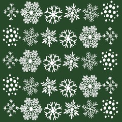 christmas, snow, winter, snowflake, pattern, snowflakes, seamless, vector, holiday, design, illustration, ice, xmas, cold