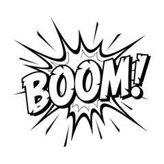 Black and White Comic Book 