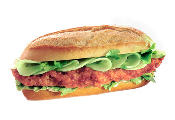 Burger, Ciabatta, salad