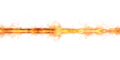 Fire Flames PNG Isolated Collection – Realistic Orange Red Flames Transparent Background