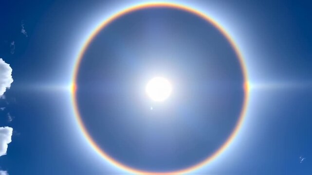 Sun Halo: A Stunning 22? Ring of Light Around the Sun