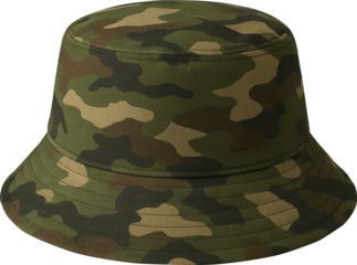 Mockup Bucket military cap isolated