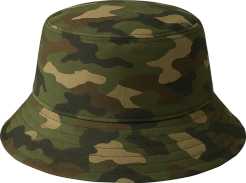 Mockup Bucket military cap isolated