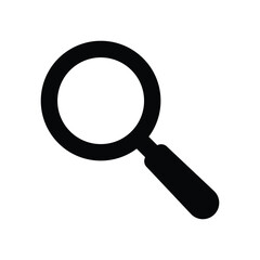 Magnifying Glass Flat Style Icon